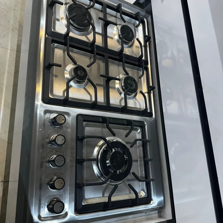 گاز صفحه استیل برند تاپ کن